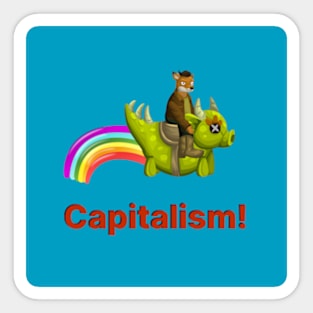 Capitalism! Sticker